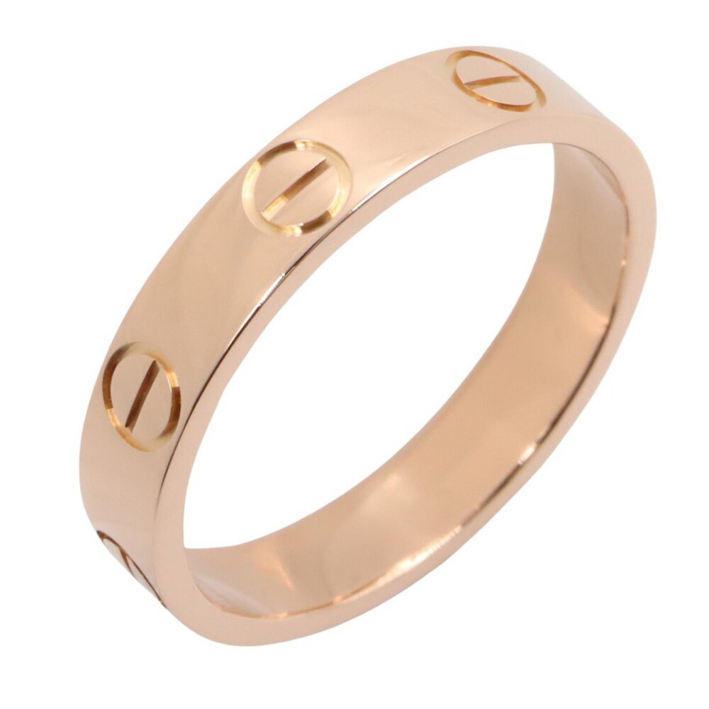 Cartier Mini Love Ring 18Kpg Pink Rose #309591C13B